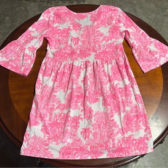 Lilly Pulitzer Vibrant Pink and White Mini Dress - Picture 3 of 5